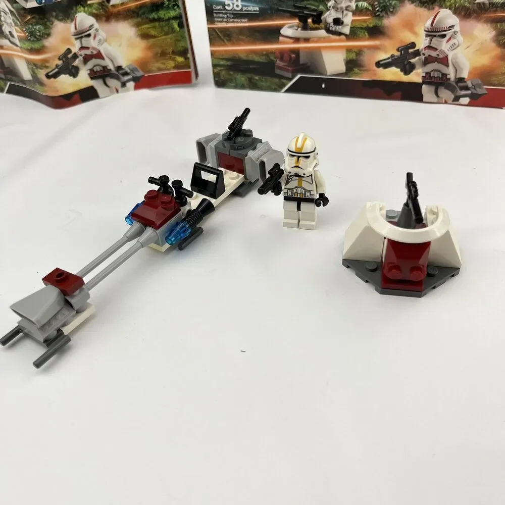 LEGO Star Wars Clone Troopers Battle Pack 7655 2007 Retired INCOMPLETE NO CRACKS